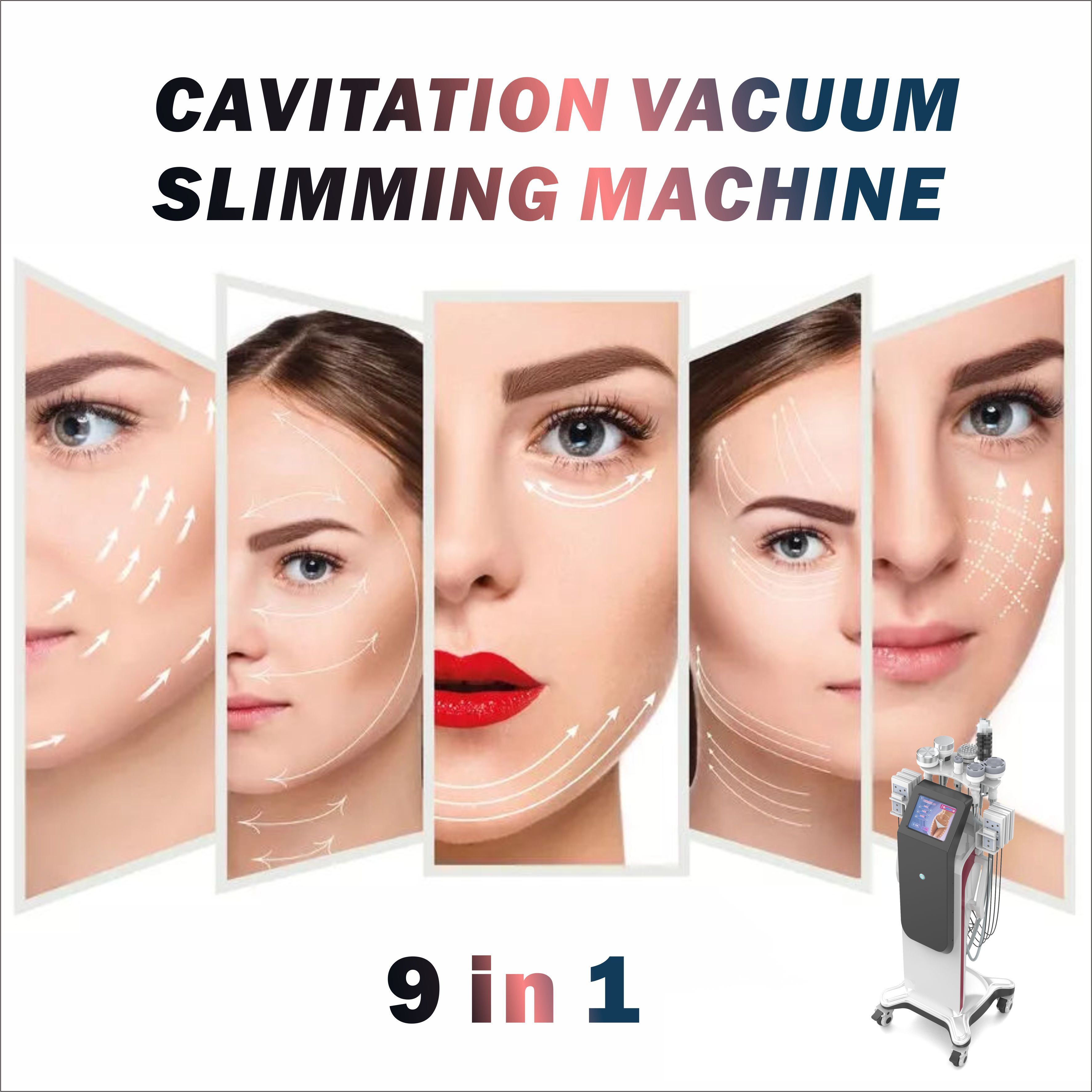 8 in 1 vacuum roller slimming machine