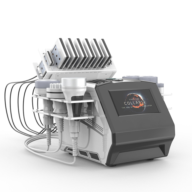 High Quality 80Khz Cavitation Lipo Laser Vacuum Cavitation RF Cellulite Reduction Machine