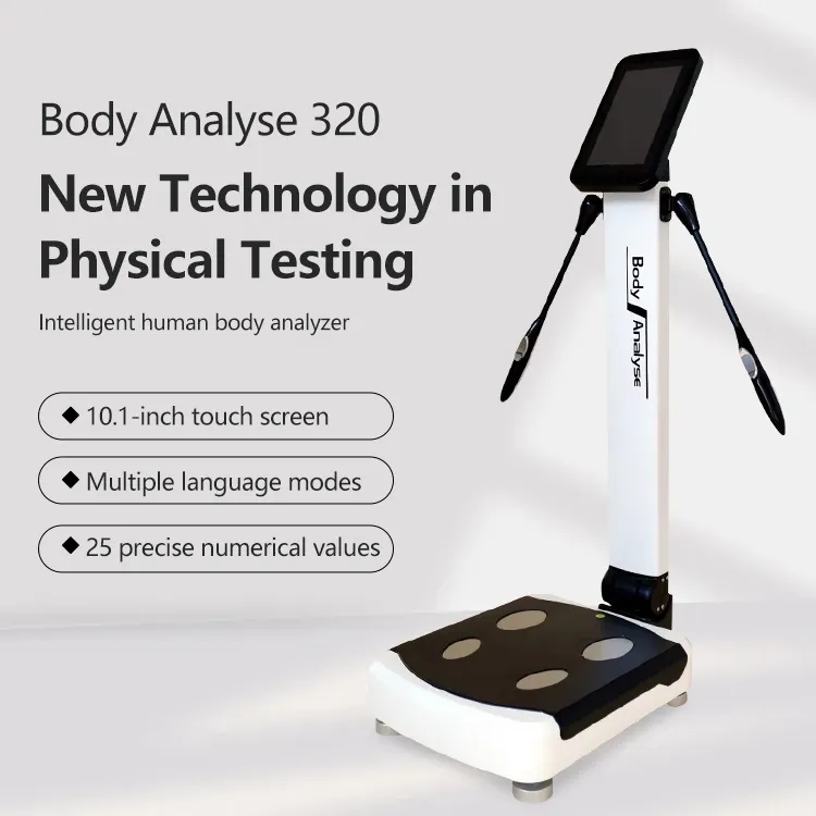 Professional Body Composition Analyzer Multi Frequency BIA Touch Screen and App Sync for Gym Clinic OEM