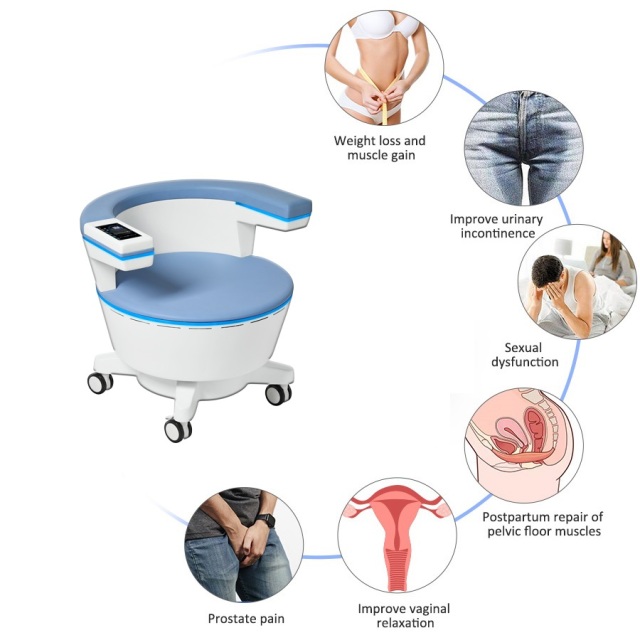 7 Tesla Sex Happy Chair EMS Pelvic Floor Muscle Repair Chair Improving Sexual Life EMS Chair