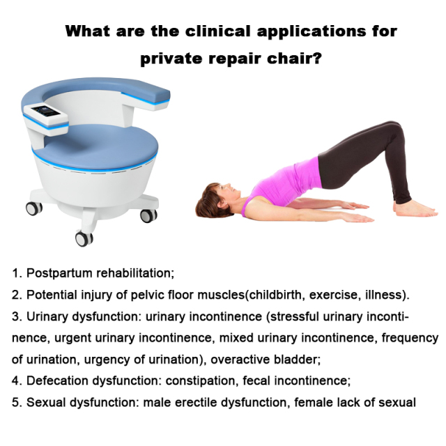 7 Tesla Sex Happy Chair EMS Pelvic Floor Muscle Repair Chair Improving Sexual Life EMS Chair