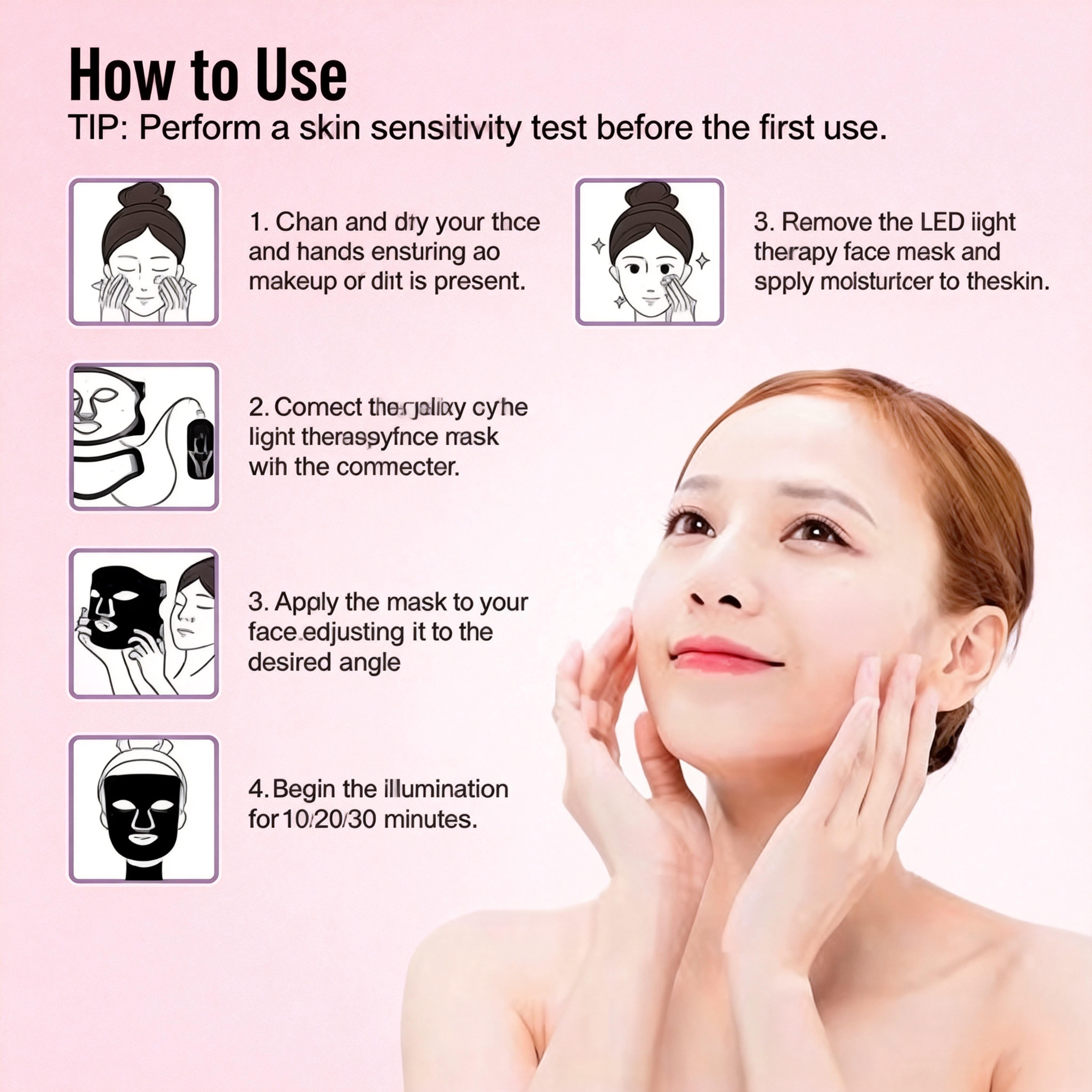 Silicone LED Mask