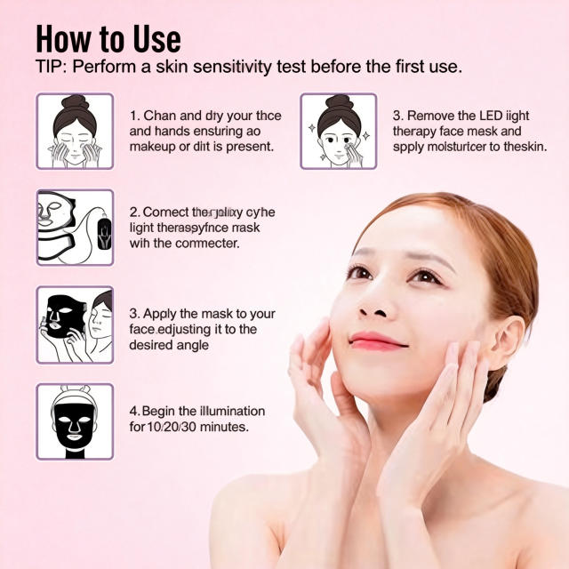 Silicone LED Mask