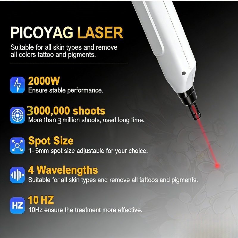 2 in 1 Pico Laser with ICE Hammer