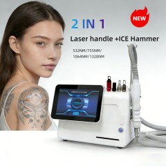 2 in 1 Pico Laser with ICE Hammer