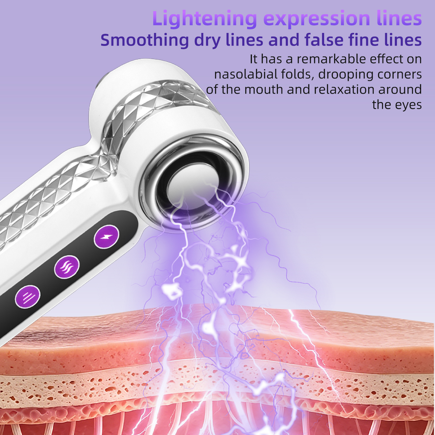 EMS Microcurrent-Heating Patting Promote the Absorptionof Skin Care Products