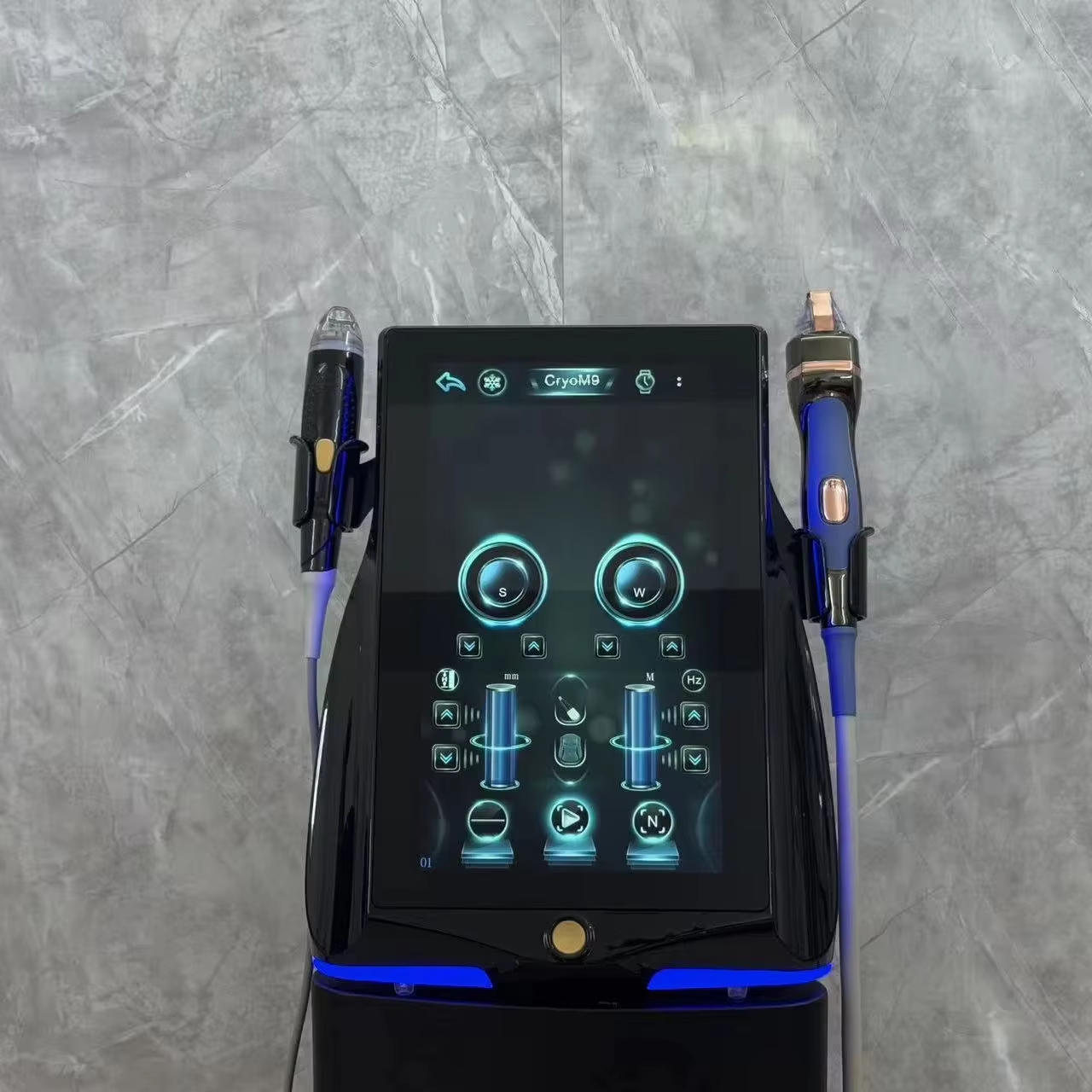 2 in 1 Ice Gold Rf Microneedling Machine