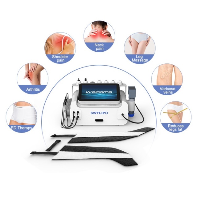 2026 New Arrival Multifunctional Combination Eswt Shockwave Ems Tens Therapy air Pressure Therapy 3 in 1 Physiotherapy Machine