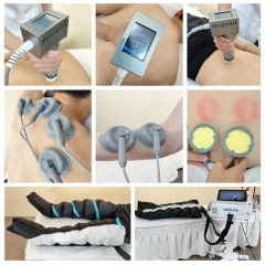 2026 New Arrival Multifunctional Combination Eswt Shockwave Ems Tens Therapy air Pressure Therapy 3 in 1 Physiotherapy Machine