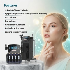 360° Rotating Spiral Technology 3 in 1 Hydrodermabrasion + Cryo Hammer + TDA Needle-Free Transdermal Technology