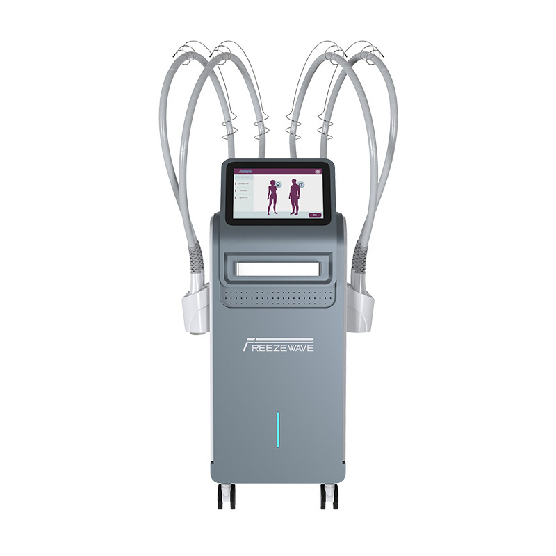 2026 Newest Vertical 4 Handle 685nm Laser Freezewave Back Fat Removal Double Chin Removal Boost Cryo Wave