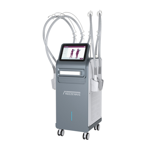 2026 Newest Vertical 4 Handle 685nm Laser Freezewave Back Fat Removal Double Chin Removal Boost Cryo Wave
