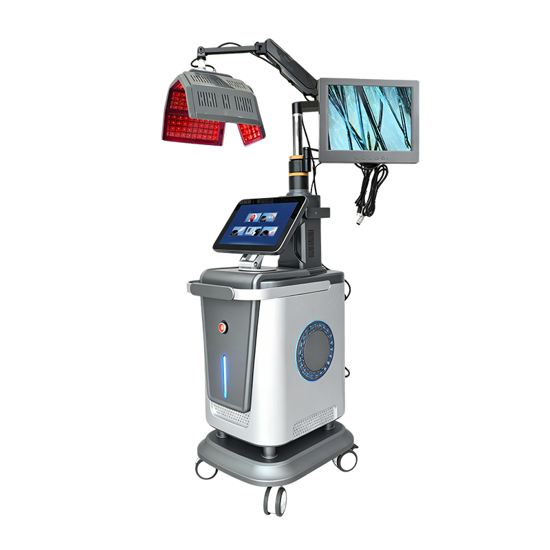 Professional 5 in 1 LLLT 650nm Laser Therapy Scalp Hair Loss Treatment