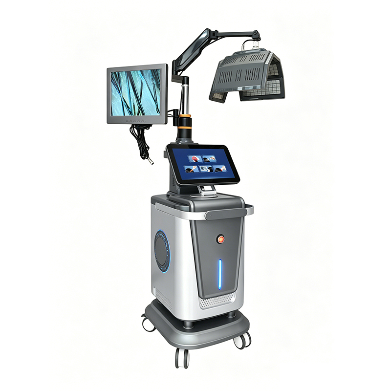 Professional 5 in 1 LLLT 650nm Laser Therapy Scalp Hair Loss Treatment