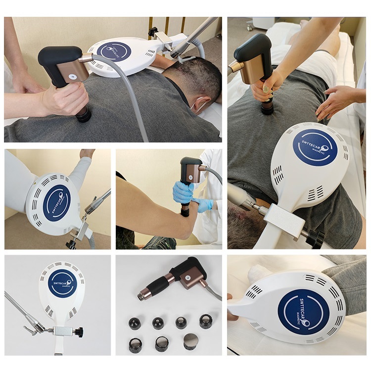 2 in 1 PEMF Pulse Magnetic Therapy + Shockwave Therapy Physiotherapy Machine