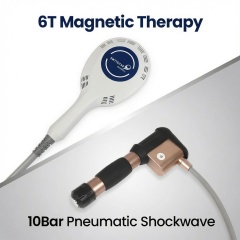 2 in 1 PEMF Pulse Magnetic Therapy + Shockwave Therapy Physiotherapy Machine