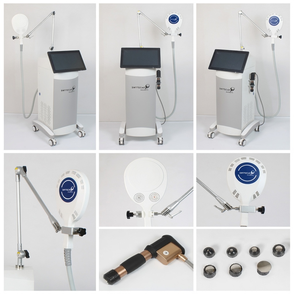 2 in 1 PEMF Pulse Magnetic Therapy + Shockwave Therapy Physiotherapy Machine