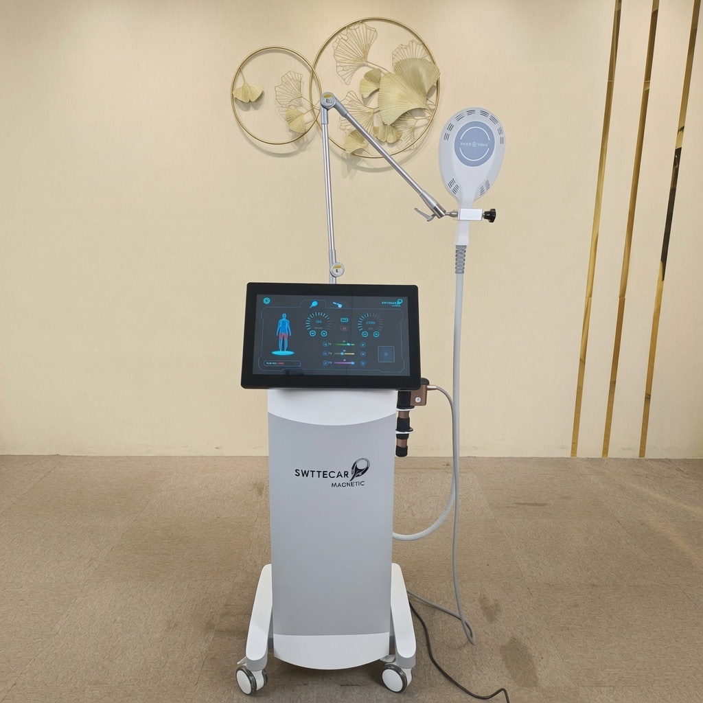 2 in 1 PEMF Pulse Magnetic Therapy + Shockwave Therapy Physiotherapy Machine