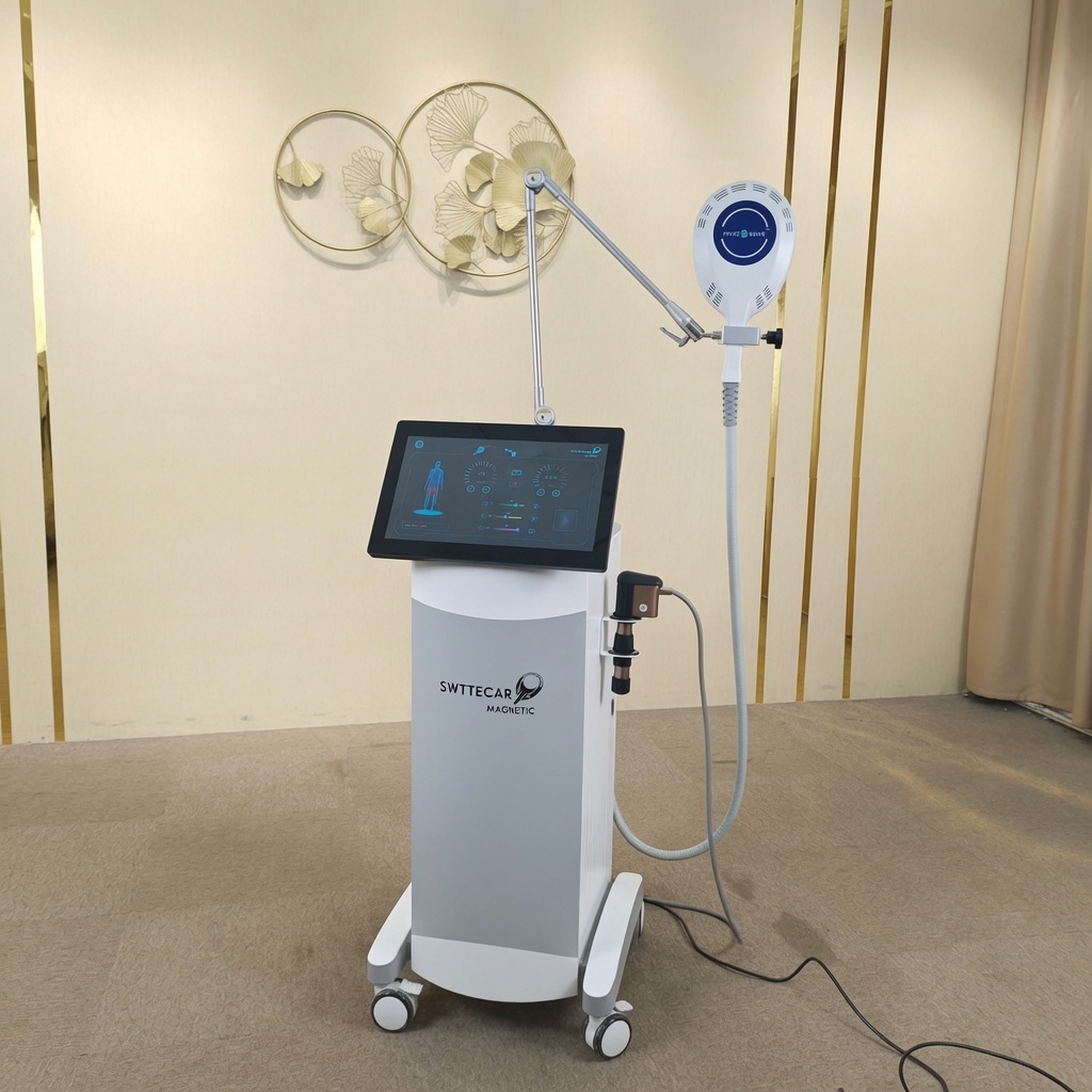 2 in 1 PEMF Pulse Magnetic Therapy + Shockwave Therapy Physiotherapy Machine