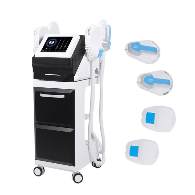 High quality 4 Handle Cellulite Reduction Body Shaping EMS Sculpting Slimming Machine