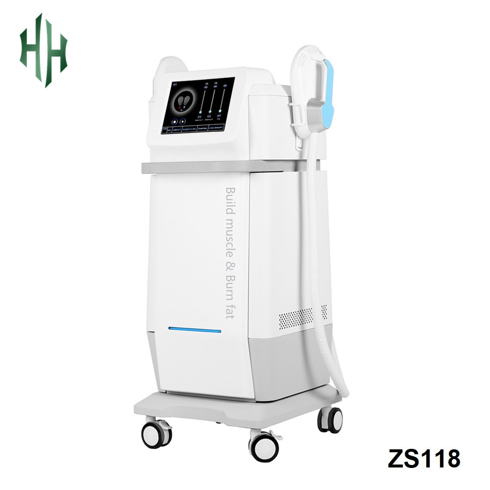 High Effective 2 Handle Body Weight loss Muscle Building Ems Sculpting Machine