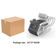 Newest 5 Handle 80khz Cavitation Vacuum RF Slimming Machine With Diode Laser Pads