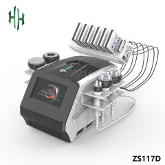 Newest 5 Handle 80khz Cavitation Vacuum RF Slimming Machine With Diode Laser Pads