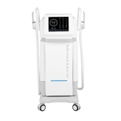 High Effective 2 Handle Body Weight loss Muscle Building Ems Sculpting Machine