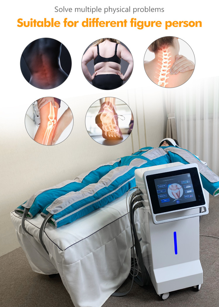 Professional 3 in 1 Air Presoterapia Machine Pressotherapy lymphatic drainage Weight Loss Machine