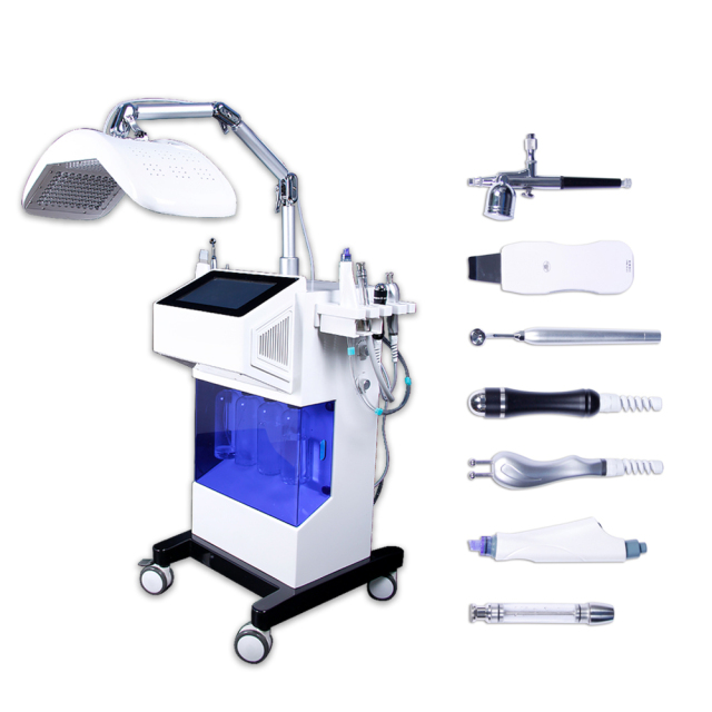 8 in 1 Multifunction facial beauty equipment microdermabrasion machine