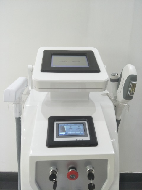 Hot selling 3 in 1 IPL Hair removal Machine With Nd yag laser And RF Handle