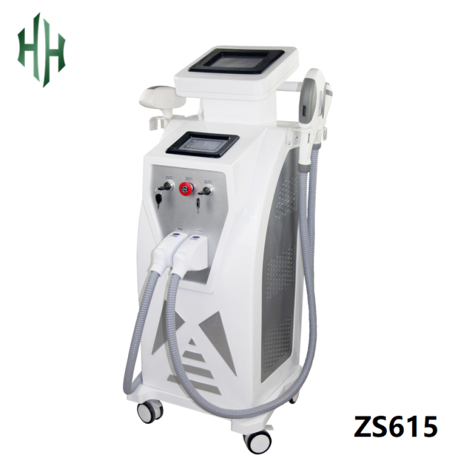 Hot selling 3 in 1 IPL Hair removal Machine With Nd yag laser And RF Handle
