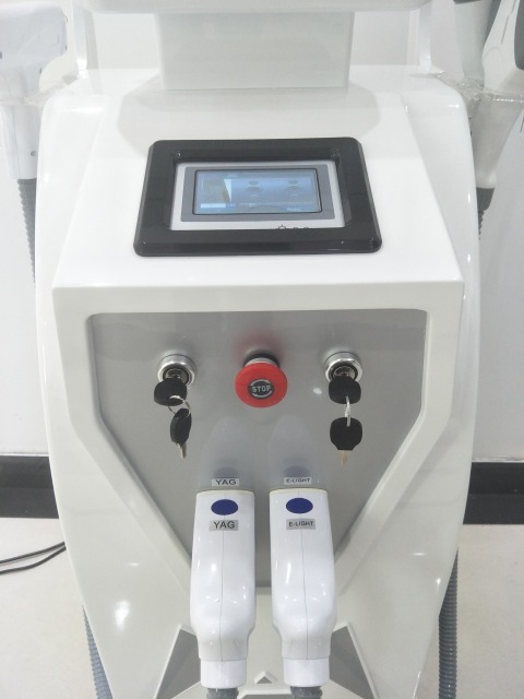 Hot selling 3 in 1 IPL Hair removal Machine With Nd yag laser And RF Handle