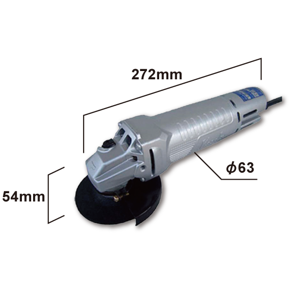 size of High Frequency Angle Grinder (HGC-250Ⅱ)