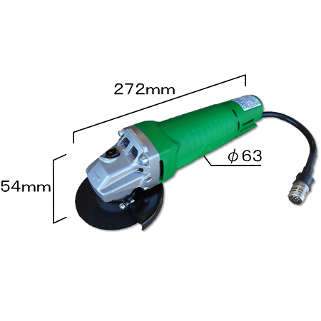 Size of High Frequency Angle Grinder (HGC-4100)