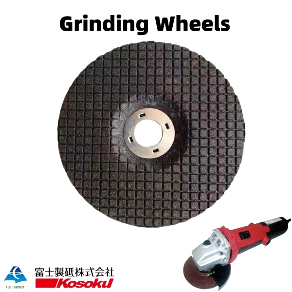 Backside of Flexible Grinding Wheel  （Star Flex）with FUJI Grinder