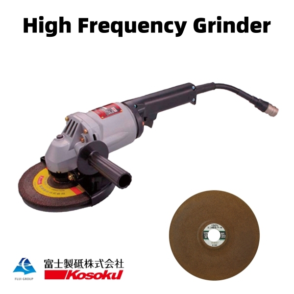 High Frequency Angle Grinder (HGC-418) with Super F2 grinding wheel