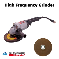 High Frequency Angle Grinder (HGC-418) with Super F2 grinding wheel