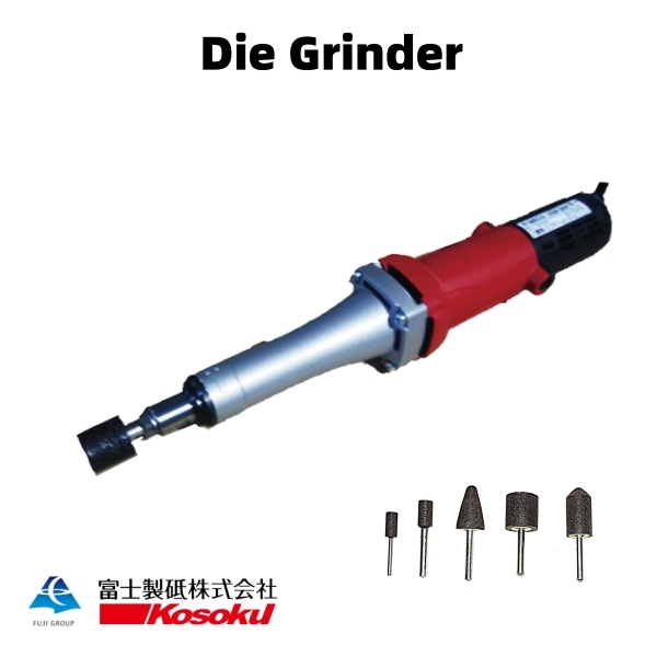 Die Grinder (HSM-380FR/) dengan roda terpasang