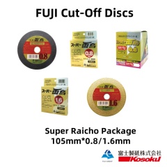 Paquete interior y exterior de discos de corte Super Raicho de 0,8/1,6 mm