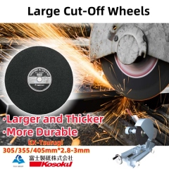 Cutting Performance Demo for steel tube with FUJI EX-Tsurugi large cutting wheels