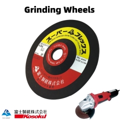 Super Flex Grinding Wheel with 4" FUJI angle grinder
