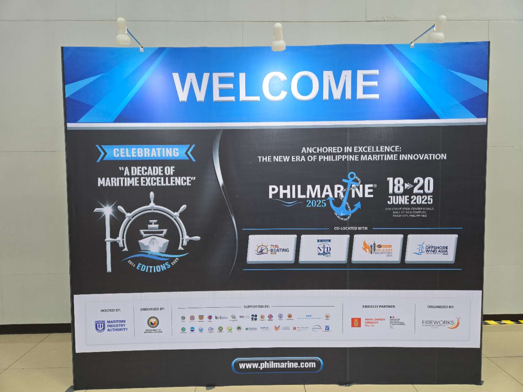 Stand de FUJI Grinding Wheel au Salon Maritime des Philippines 2025