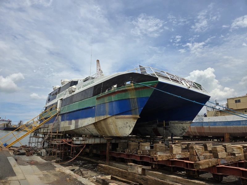 Aluminum Grinding Wheel Used in Shipyard