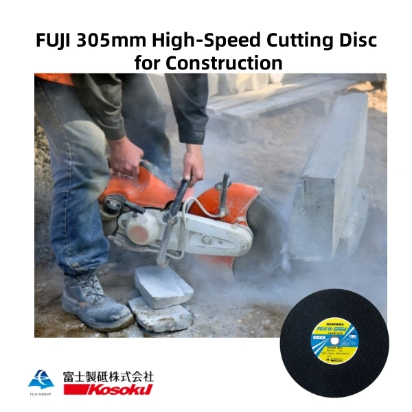 FUJI 305mm High Speed Cut off Wheel (G type) use for Cutting slab