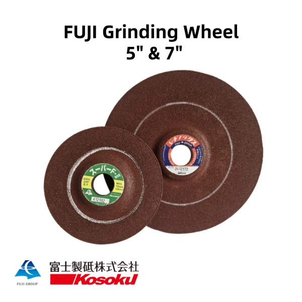 5 inch and 7 inch FUJI Super F2 Grinding Wheels