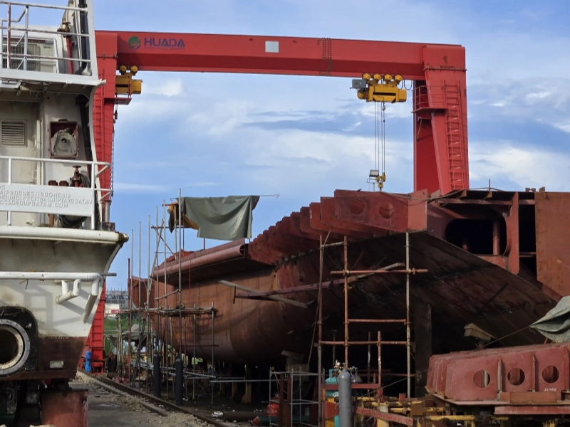 Shipyard operations in Cebu Philippines using FUJI abrasives