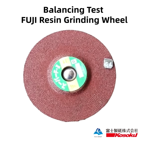 Demonstration of the steel ball balancing test method on a Fuji wheel