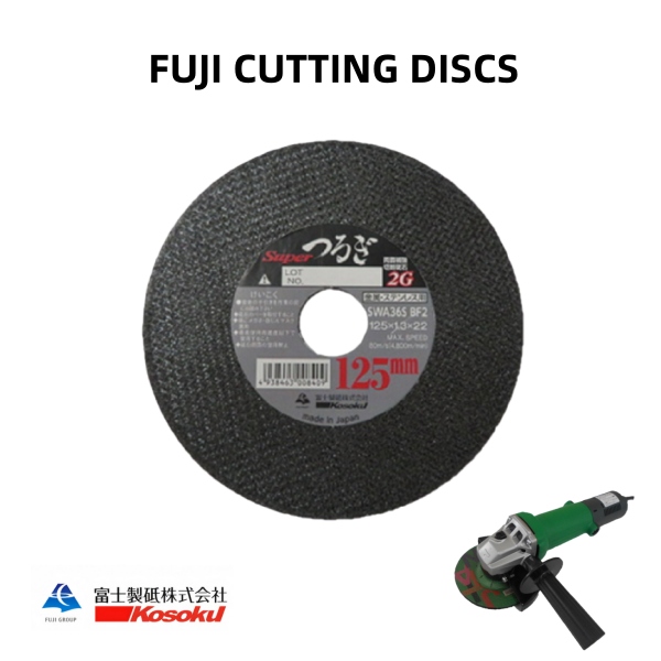 FUJI Super Tsurugi 125mm resin cutting disc close up