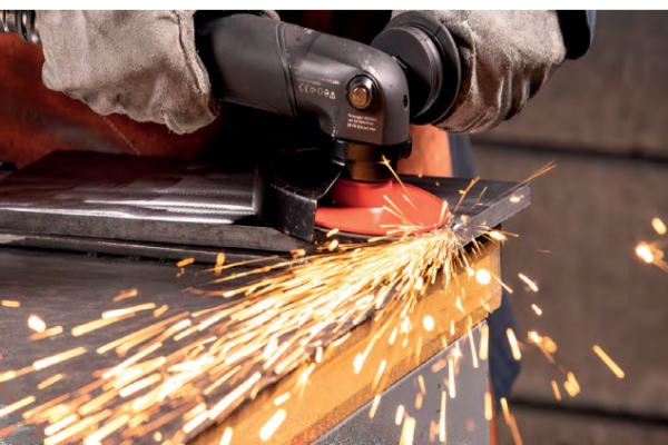 Structural steel grinding with FUJI ORE Flap Disc
